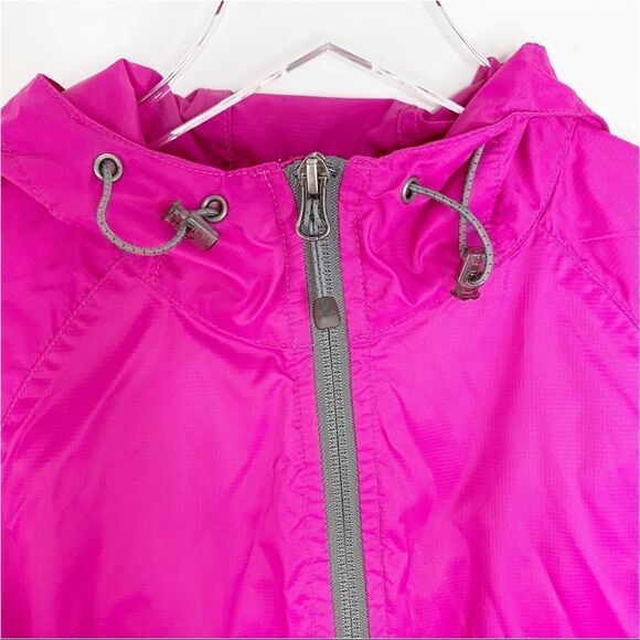 Eddie Bauer Bright Pink Windbreaker w/Vented‎ Back Sz XS - Picture 10 of 11
